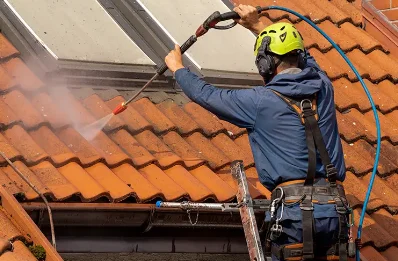 Démoussage et hydrofuge de toiture à Fouquebrune